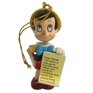 Disney Christmas Magic #116 Grolier 1987 'Pinocchio' Christmas Ornament